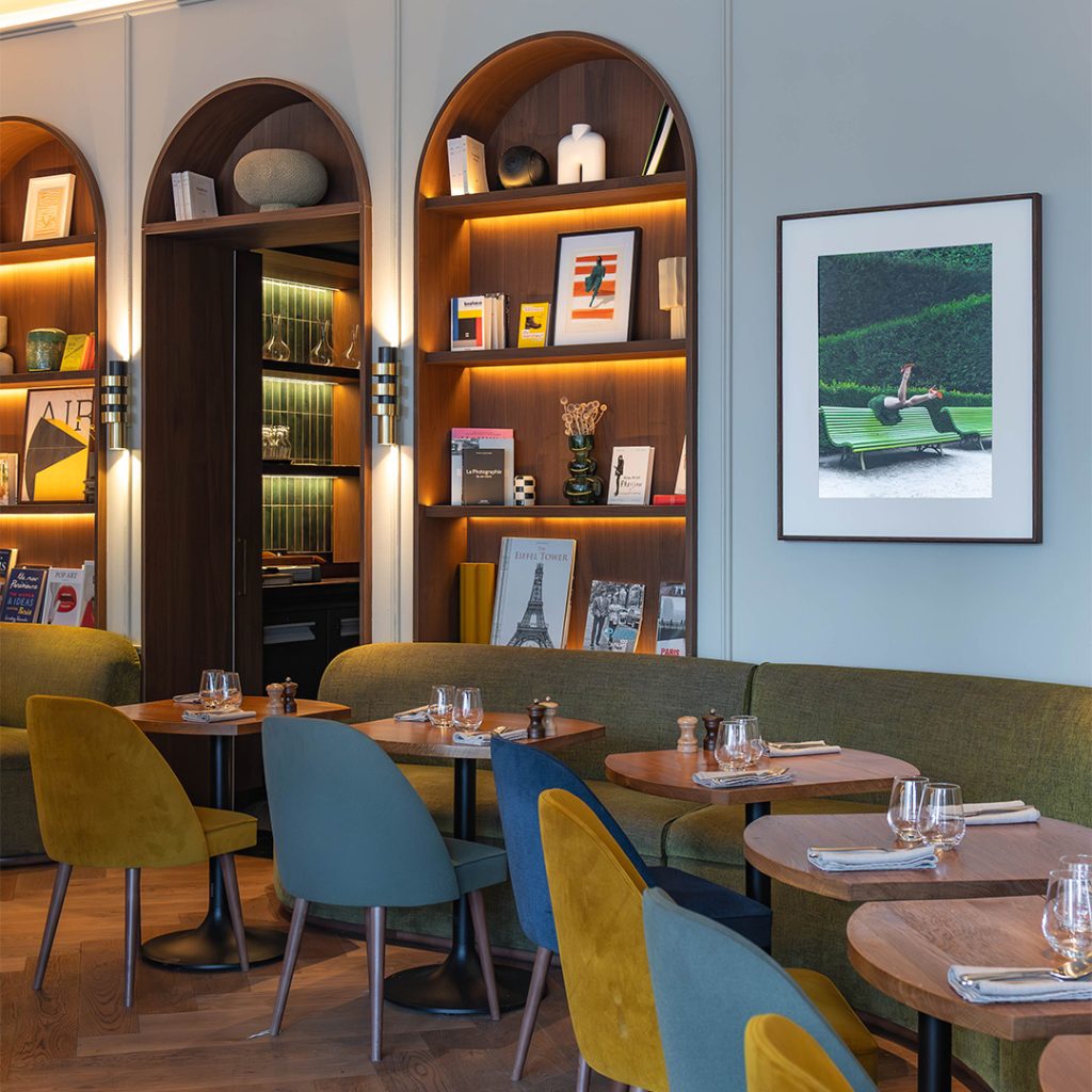 Interior of Flanelles restaurant, Paris 10th arrondissement, opposite Gare du Nord