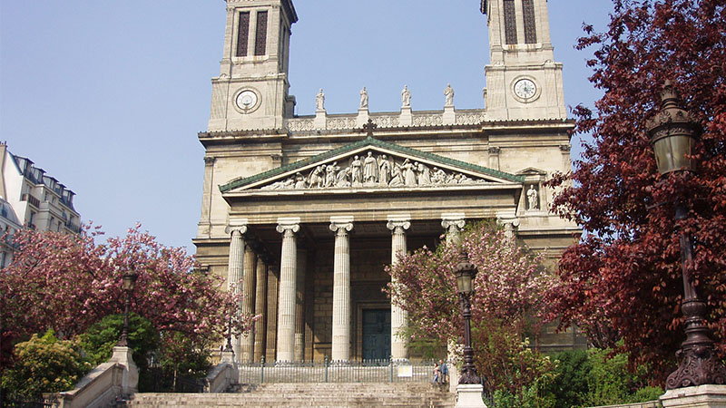 Church of Saint Vincent de Paul, full frontal view